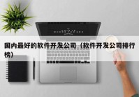 國內最好的軟件開發(fā)公司（軟件開發(fā)公司排行榜）