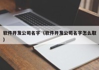軟件開發(fā)公司名字（軟件開發(fā)公司名字怎么?。? /></a>
		</div>
		<div   id=